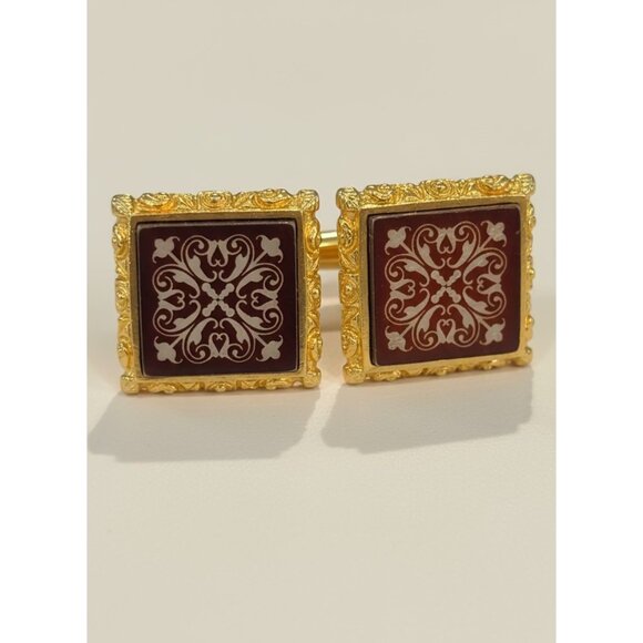 Vintage Men’s Cufflink Lot – Set of 5 Pairs (Gold & Silver Tone) - Picture 2 of 6